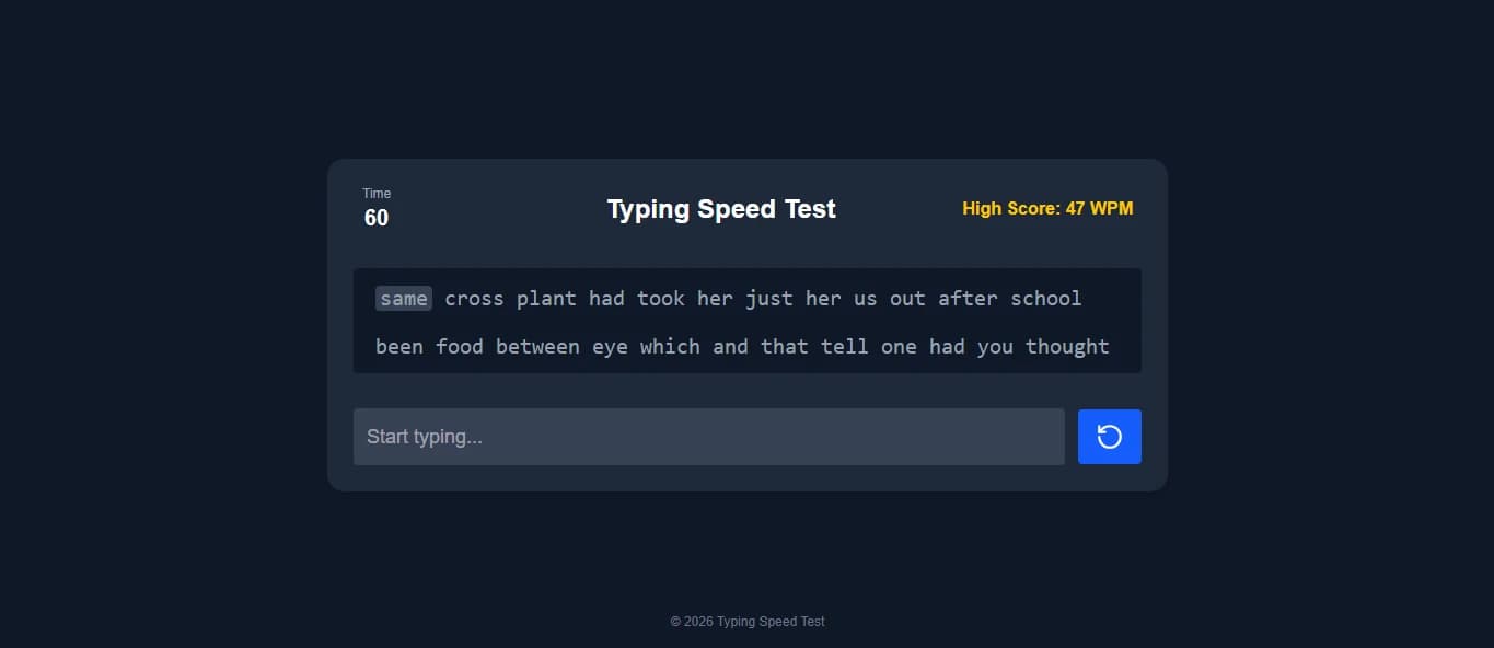 Typing Test